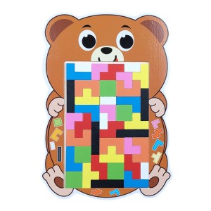  DREWNIANA UKŁADANKA TETRIS - MISIO