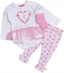 KOMPLET NIEMOWLĘCY BODY SPODENKI PLUS SKARPETKI