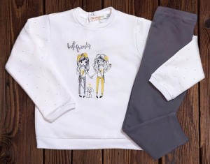 Komplet dresowy dla dziewczynki - Best Frends