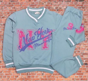 DRES SPODNIE BLUZA ZIELONY - NEW YORK