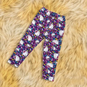  Legginsy dziewczęce bawełniane - Kitty 