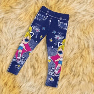  Legginsy dziewczęce bawełniane - Dziewczynka 