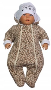 kombinezon bawełniany 50/86 cm - Panterka 