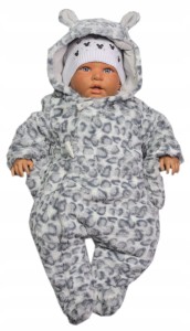 Kombinezon niemowlęcy na zimę - Panterka 