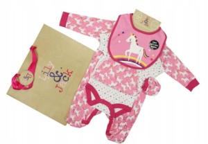 5 częściowy komplet wyprawkowy 56 cm  - Unicorn 