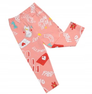 Legginsy bawełniane dla dziewczynki 86 cm - Kotek