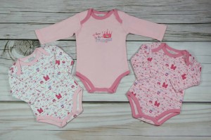 Body niemowlęce 3 pak 56/74 cm - Princess