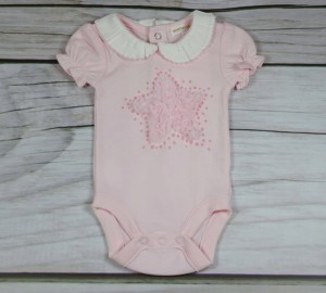 Body niemowlęce eleganckie 50 cm - Rozeta 