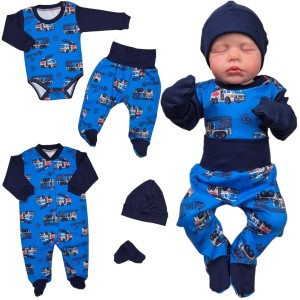 Komplet wyprawkowy niemowlęcy 56-62 cm - STRAŻ POŻARNA