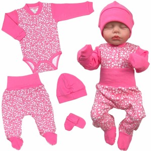 Wyprawka 4 częściowa dla niemowlaka 56-62 cm