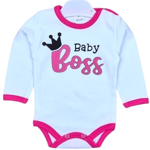  Białe body 62-92 cm - Baby Boss