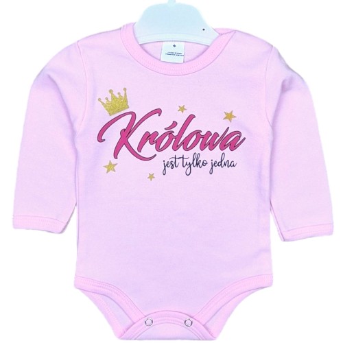Body-bawełniane-niemowlęce-różowe-Królowa-jest-tylko-jedna-7.jpg