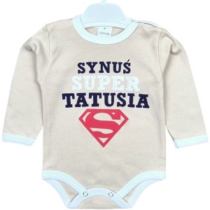 Body 62-92 cm z napisem - Synuś Super Tatusia 