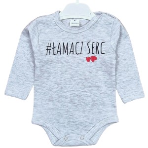  Body niemowlęce z napisem 62-92 cm - # Łamacz Serc