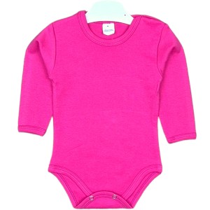 Body niemowlęce gładkie 74-104 cm - Różowe 