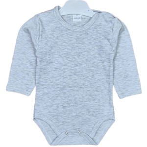  Body niemowlęce gładkie 74-104 cm - Szary