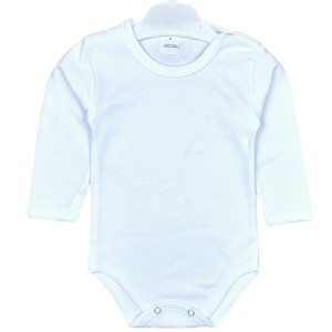  Body niemowlęce gładkie 74-110 cm - Białe 