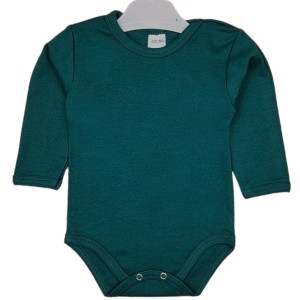 Body niemowlęce gładkie 74-104 cm - Butelkowa Zieleń 