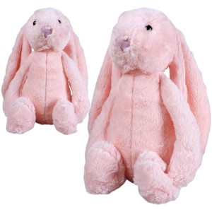 DUŻY KRÓLIK PLUSZOWY MASKOTKA 45 CM - RÓŻOWY