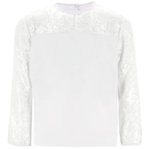Elegancka bluzka galowa 122-158 cm - Koronka 