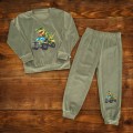 Dres-dresik-chłopięcy-welurowy-khaki-dinozaur-1.jpg