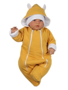 Kombinezon przejściowy wiosenno-jesienny - Musztarda