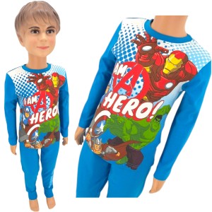 PIŻAMKA CHŁOPIĘCA Bawełniana Avengers 110-134