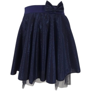 Spódniczka rozkloszowana Granatowa błysk 92-158 cm 