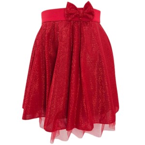 Spódniczka rozkloszowana Czerwona błysk 92-158 cm