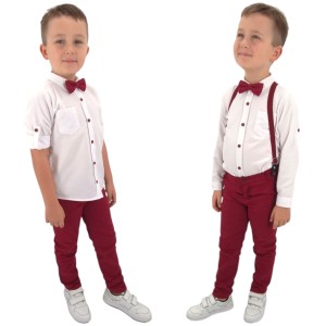 Elegancki komplet wizytowy dla chłopca 2-9 lat 