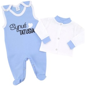 Śpiochy i kaftanik 56/62 - Synuś Tatusia 