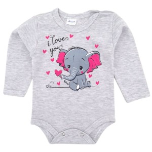 Body bawełniane 62/86cm - Słonik 
