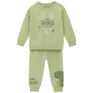 KOMPLET NIEMOWLĘCY ZESTAW SPODNIE BLUZA 74/86 cm - Dino 