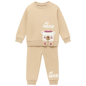Dres niemowlęcy dla chłopca  74/92cm - Beżowy Misio