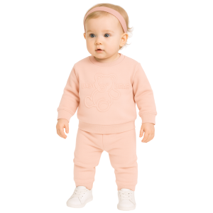 Dresik niemowlęcy bawełniany 68/86 Misio - Różowy