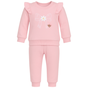  Dres niemowlęcy 68/86 cm Kokardka - Różowy 