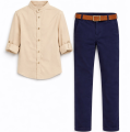 Zestaw-komplet-chłopięcy-elegancki-koszula-stójka-spodnie-granatowe-z-paskiem-9.png