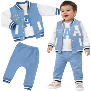 Dresik niemowlęcy dla chłopca 74/86 cm - Niebieski ATHLETIC