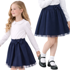 Spódniczka galowa dziewczęca z tiulem 92-158 cm 