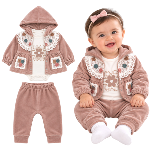 Komplet-niemowlęcy-dla-dziewczynki-welurowy-wyprawka-body-spodenki-bluza-brązowy-kwiatek-1.png