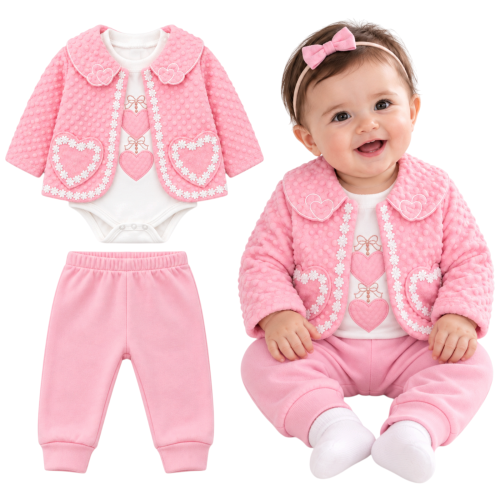 Komplet-niemowlęcy-dla-dziewczynki-bluza-spodenki-body-różowy-serduszko.png